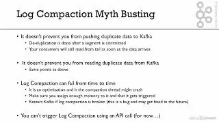 13 Advanced Topic Configurations 005 Log compaction theory