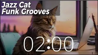 Quick Cat Jam: 2 Minute Timer Jazz Funk Boost for Instant Creativity