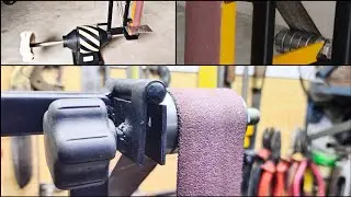 Bench grinder to Belt Grinder with Bearing rollers 2&times;48 #sss creates