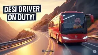 Desi Driver Ki Modern Bus Simulator Journey 🚌 Full Realistic Hindi Gameplay!