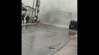 🛑Powerful storm surge flooded streets in Sicily, Italy !