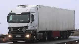 [ 4K ] Foggy Winter Truck Spotting | Lithuania Vol. 4