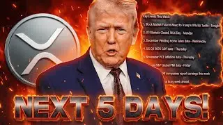 XRP Holders The Market Just SOLD OFF | Buckle Up For The NEXT 5 Days