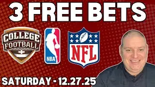 Saturday 3 Free Betting Picks & Predictions - 12/27/25 | Craig's CFB Picks & Predictions