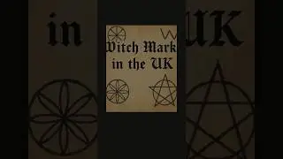 WITCH MARKS in the UK! Symbols to avert the evil eye #shorts
