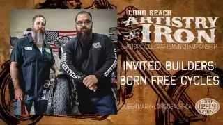 Artist N Iron Builder Born Free Motorcycles Ink N Iron Long Beach 2015 HD