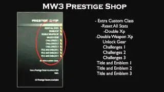 Modern Warfare 3 - Prestige Shop (COD: MW3)