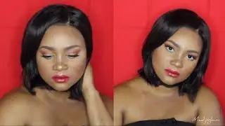 TRUCCO ELEGANTE DA CERIMONIA O DA SERA - PELLE NERA