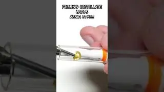ASMR Distillate Cart Filling: Therapeutic Terps🧘&zwj;♂️#shorts