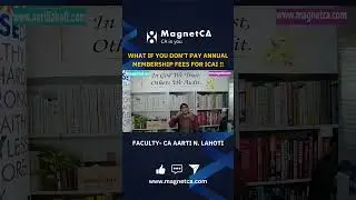 What If you don't pay annual membership fees for ICAI !! | CA AARTI N. LAHOTI#exams #castudents