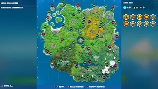 All 65 XP Coins Location Guide - Fortnite Season 2 (All Green, Blue, Purple & Gold XP Coins)