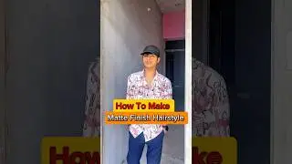How To Make Matte Finish Hairstyle At Home ✅😱🤯 || Best Hairstyle For Boy&rsquo;s 💯🫵✅ ||