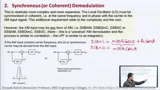 Generation And Detection of AM (DSB-SC, SSB, VSB)