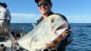 GT fishing with my boys off Hawaii!