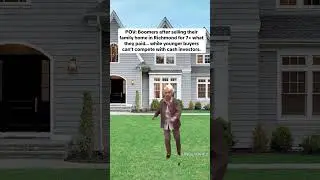 POV: Boomers after selling their family home in Richmond for 7x what they paid.