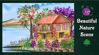 Beautiful Scenery || Green Environment || Beautiful Nature || Nature Drawing