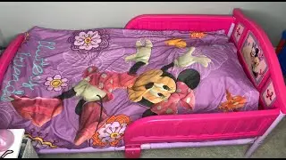 Delta Children Toddler Bed - Disney Minnie Mouse | *REAL LIFE* Review | The PERFECT Toddler bed!