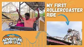 My First Ever ROLLERCOASTER Ride at ADVENTURE PARK USA  !! Just Zuri