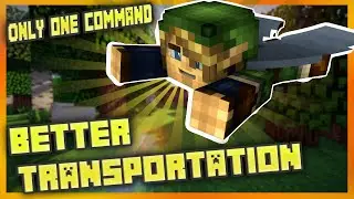 Minecraft one command block- Better Transportation [1.9 and 1.10]