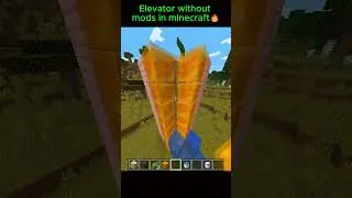 Epic moments in Minecraft Elevator in minecraft NO mods🔥🔥🔥 #minecraft #gaming #memes