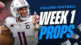 College Football Week 1 Best Bets & Player Props Picks (2025)