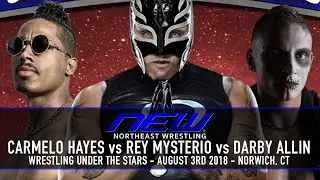 Rey Mysterio vs Darby Allin vs Carmelo Hayes (Christian Casanova) (Full Match)