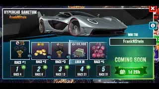 Мероприятие CSR2 HyperCar Sanctum FrankNStein