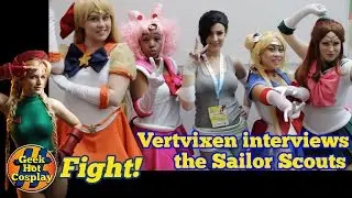 VertVixen interviews The Sailor Scouts | Anime LA 2016 | Geek Hot Cosplay