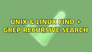 Unix & Linux: Find + Grep Recursive Search (4 Solutions!!)