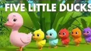 Counting Ducklings Song 🦆 | Learn Numbers 1-5 for Kids | Preschool Counting & Colors 🌈