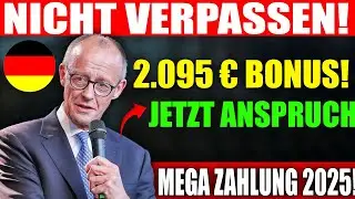 Mega Bonus 2025 enth&uuml;llt | Senioren bekommen 2.095 &euro; im Dezember | Jetzt Anspruch pr&uuml;fen!