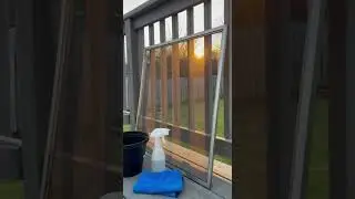 Window Screen Magic: Sunlight Streams Through Clean Mesh #CleaningHacks #SunlitHome #FreshViews