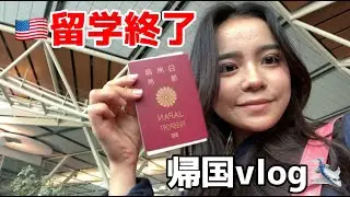【留学終了】ただいま日本！帰国vlog🇯🇵