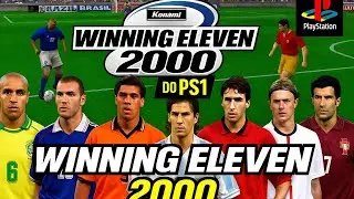 Winning Eleven 2000 (PS1) - Gameplay Cl&aacute;ssico em 4K | Nostalgia Total!