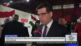 Birk&aacute;nak nevezik a magyar embereket a Tisza P&aacute;rt egyik k&eacute;pz&eacute;si anyag&aacute;ban - H&iacute;rTV