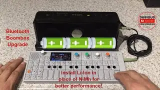DuB-EnG: Hack a Bluetooth Boombox TDK A33 retrofit with re-purposed Lithium Ion laptop batteries BMS
