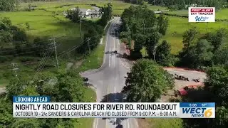 TRAFFIC ALERT: Nightly road closures starting next week for River Road roundabout project
