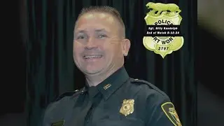 Fort Worth police honor the life of a fallen police officer