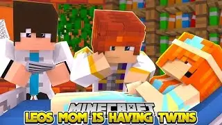 LEOS MOM IS HAVING THE TWINS!!! w/LittleCarly | Minecraft Little Leo (Custom Roleplay)