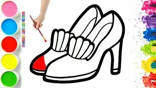 👠✨ How To Draw a Pair of Stylish High Heels | Easy Step By Step Tutorial #27