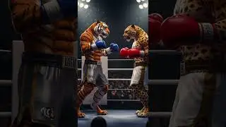Avenging the Cat: Tiger Enters the Ring! #FurryBattle #FunnyAnimals #RingBattle #TigerPower