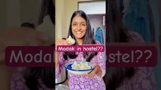 *tried modak for the first time* | #mbbs #minivlog #ytshorts #ganeshchaturthi #neetug