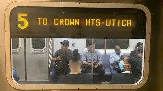 IRT Subway: R142 (5) Express Train Ride from Eastchester-Dyre Avenue to Crown Heights-Utica Avenue