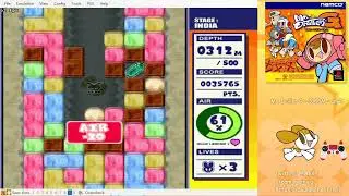 [某A][Speedrun]Mr. Driller G - 1:57.85 - India(500m) - any%