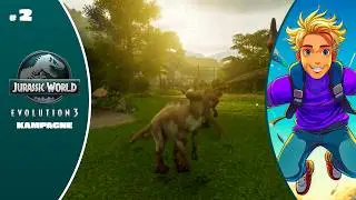 Jurassic World Evolution 3 Kampagne #2 &ndash; Mosasaurier, Spinos & Raptoren! Actionreiche Kampagne