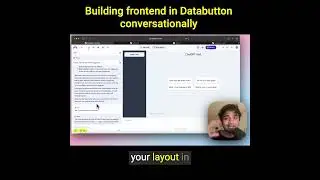 Pro Tip: Databutton UI Prototyping – From Sketch to Screen Fast! #fullstacksoftwareengineering