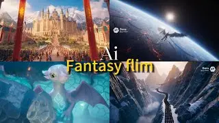 The Last Light of Aether | AI Fantasy Short Film (with watermark)