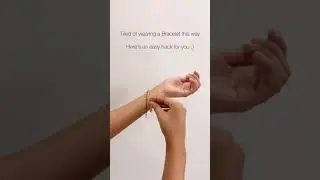 Bracelet hack using pin | tips and tricks | fashion | arts viral official | how to wear bracelet