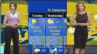 Raw 07/17/2011 weather report with vintage commercials