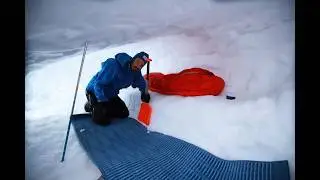 Friluftsliv på schemat - Skydd i naturen (snögrotta / bivack)
